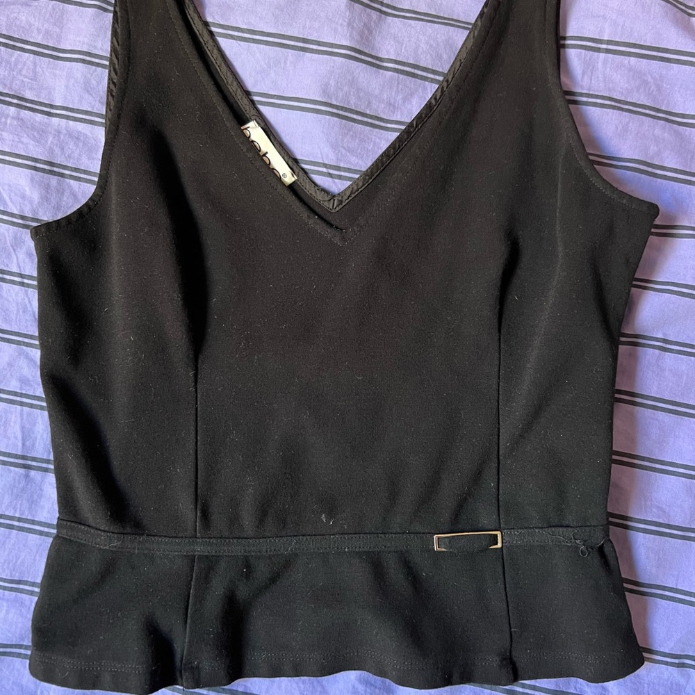 Y2K bebe black top
